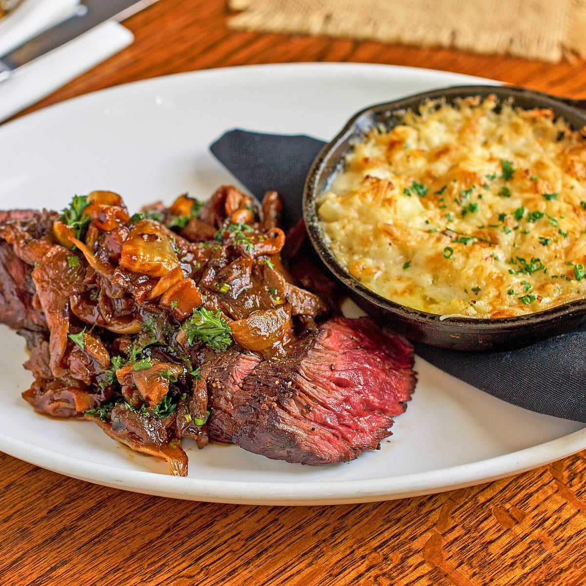 Grass-finished beef hanger steak from SK Prime Pastures