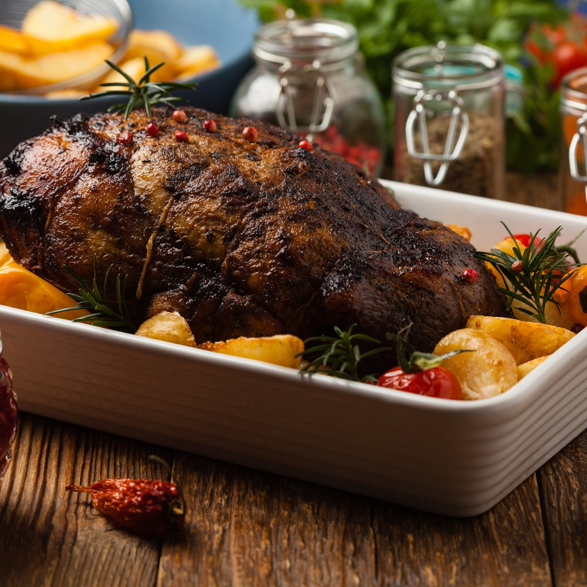 Grass-fed lamb leg roast from SK Prime Pastures