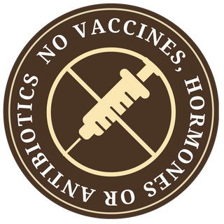 No Vaccines, Hormones or Antibiotics