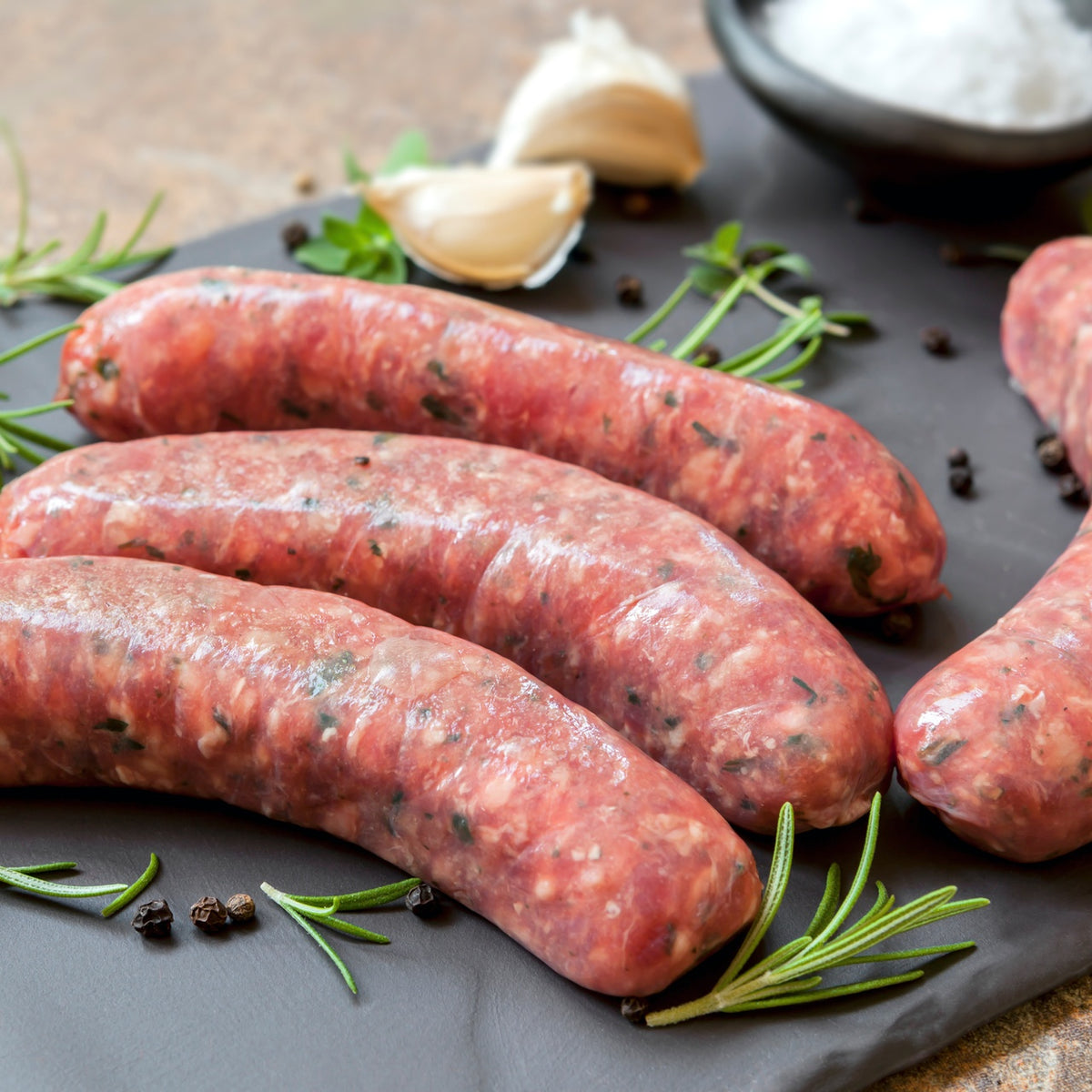Smoked pastured pork link sausage from SK Prime Pastures