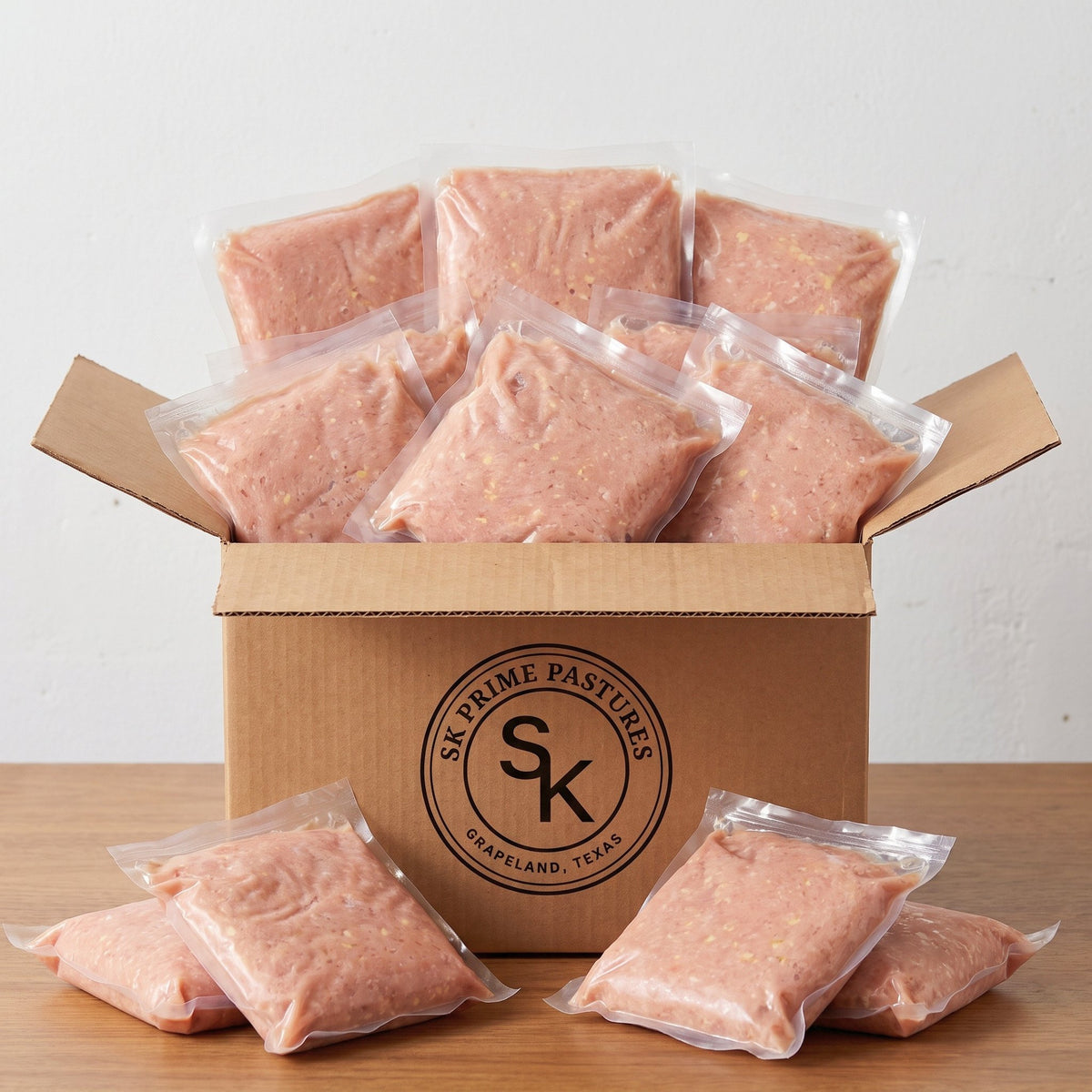 Primal Ground Chicken Freezer Box — SK Prime Pastures, Grapeland TX