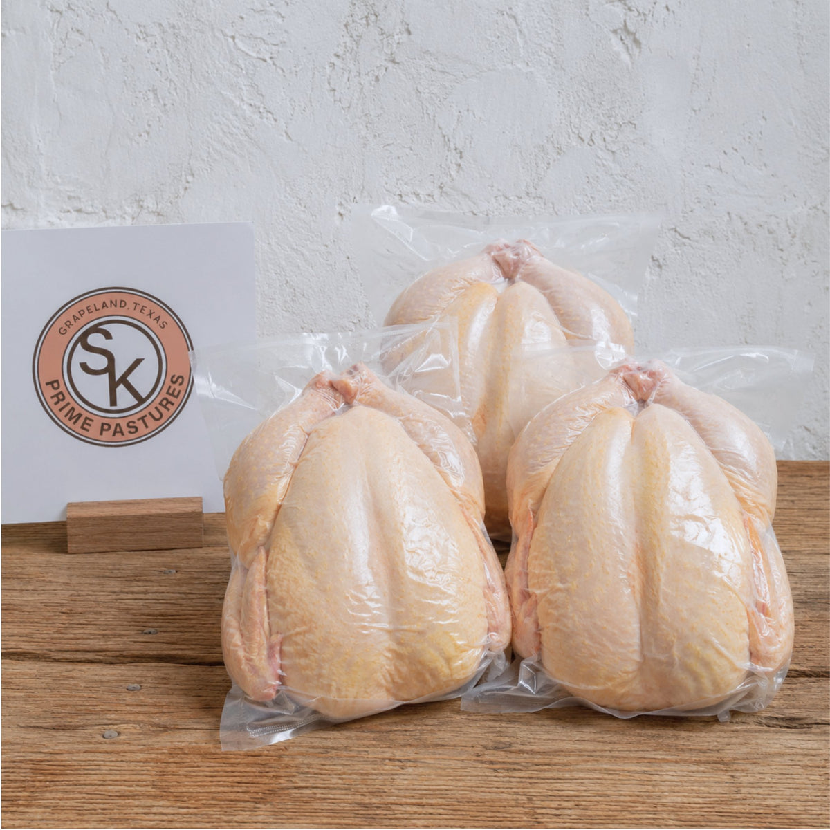 Whole Chicken Bundle (3-pack) — SK Prime Pastures, Grapeland TX